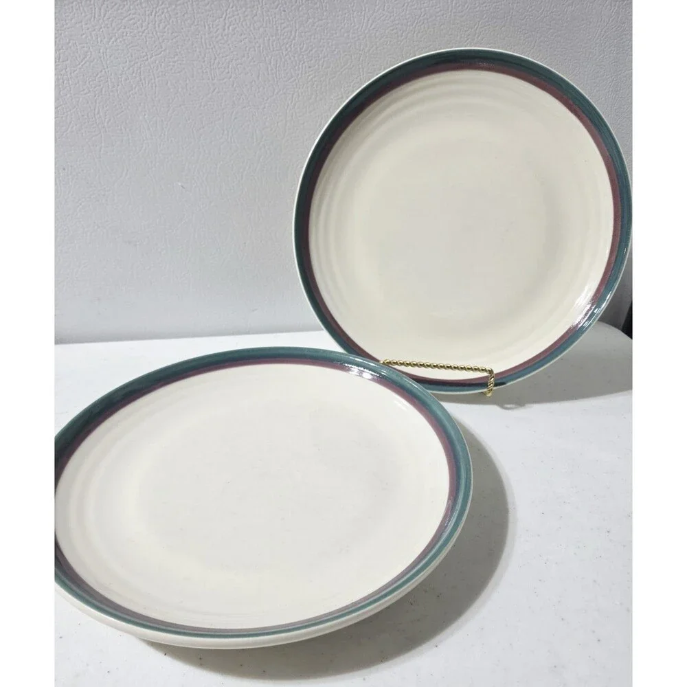 2 Vintage Pfaltzgraff Juniper Stoneware 10